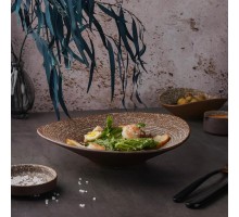 Салатник 500 мл 25,5*23,8 см h5,5 см Brown Untouched Taiga P.L. Proff Cuisine [1]