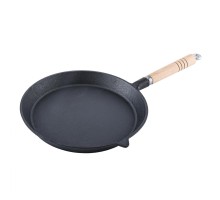 Сковорода 26,4 см h2,6 см чугун с дерев. ручкой ИНДУКЦИЯ P.L. Proff Cuisine