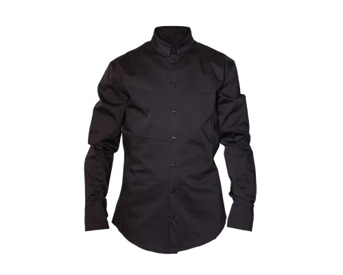 Рубашка (китель) мужская, черная, размер M