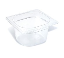 Гастроемкость 1/6 h65 мм поликарбонат 176*162*65 мм прозрачная 1 л P.L.