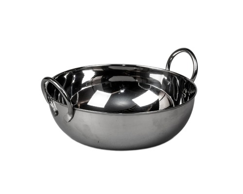 Сковорода для подачи 14,5 см h4 см 450 мл круглая нерж. 2 ручки P.L. Proff Cuisine