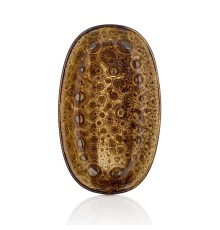 Блюдо овальное 19*11 см Cowry Yellow By Bone Innovation [6]