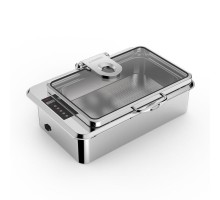 Мармит электрический 9 л 1/1*65 встраиваемый сухой нагрев без воды откидная крышка "KASA" SUNNEX