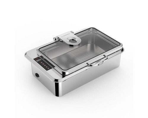 Мармит электрический 9 л 1/1*65 встраиваемый сухой нагрев без воды откидная крышка "KASA" SUNNEX