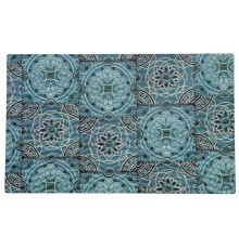 Блюдо 53*32,5*1,8 см прямоуг. Damask Blue пластик меламин P.L. Proff Cuisine