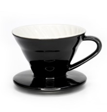 Воронка фильтр для заваривания кофе, пуровер (дриппер) 2-4 чашки керамический P.L.- Barbossa