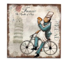 Картина "Focaccia", р-р 50*50*4,5 см, P.L. Proff Cuisine