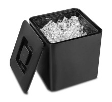 Емкость Ведро для льда 13 л 24,8*24,8 см h26 см пластик с крышкой P.L.- Barbossa