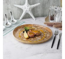 Блюдо круглое 28 см h2,5 см Light Brown Frutti di Mare P.L. [1]