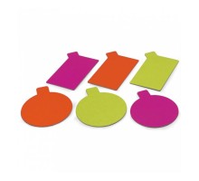 Подложка кондитерская двусторонняя, 9,5*5,5 см, салатовый/фуксия, 200 шт, Garcia de Pou