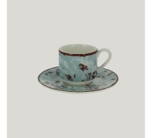 Блюдце RAK Porcelain Peppery для чашки 13 см, h 1,7 см, голубой цвет