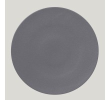 Тарелка RAK Porcelain NeoFusion Stone круглая плоская 29 см (серый цвет)