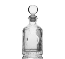 Графин 0,5 л штоф с крышкой Solid h22,5 см 10,3*8,1 см стекло P.L. - BarWare [1]