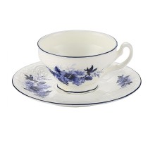 Кофейная пара 90 мл d 7,9 см h5,8 см Blue Flower P.L. Proff Cuisine [6]