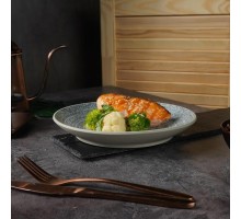 Тарелка d 22,4 см h3,5 см глазурь Glossy Stone Untouched Taiga P.L. Proff Cuisine [1]