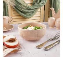 Салатник 800 мл d 14,6 см h7 см Aristocrat Peach Tea Stackable Noble [6]