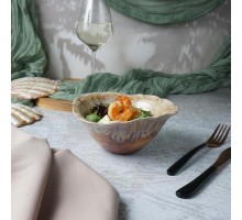 Салатник 450 мл d 15,5 см h8 см Pearl Coral Flower Frutti di Mare P.L. [4]