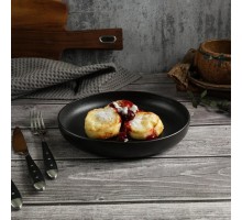 Тарелка с бортом d 21,5 см h3,5 см Black Sand Fine Plus Noble [4]