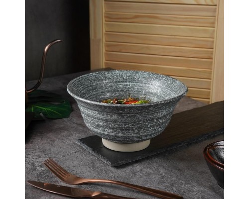 Салатник 1225 мл миска для лапши d 20 см h10,3 см глазурь Glossy Stone Taiga P.L. [1]