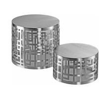 Подставка фуршетная стойка d 30,5 см h25,5 см круглая перфорация нерж. P.L. Hotelware