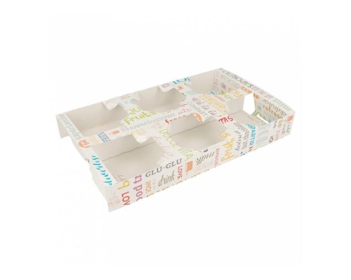 Поднос на 6 стаканов/чашек Parole, 27,5*16*4 см, 50 шт/уп, Garcia de PouИспания