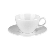 Чайная пара 300 мл белая d 10,2 см h6,6 см Neo Silk Noble [6]