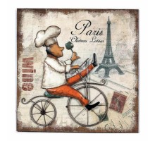 Картина "Paris" 50*50*4,5 см, P.L. Proff Cuisine