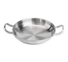 Сковорода для подачи 23 см h5,2 см 1600 мл круглая нерж. 2 ручки P.L. Proff Cuisine