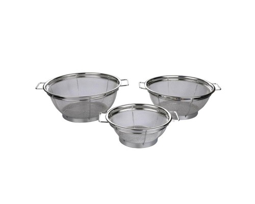 Дуршлаг 25,5 см сито нерж. на подставке круглый 2 ручки h11,5 см P.L. Proff Cuisine