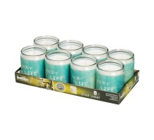 Свеча Bolsius сервировочная в стеклянной банке "Ocean", 50 часов горения, 100% парафин,