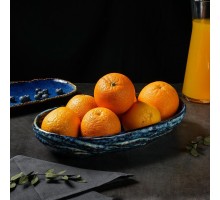 Блюдо овальное 35*20,5 см h6 см 2 л Aqua Blue Style Buffet P.L. [1]