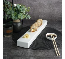 Блюдо прямоугольное 43*7 см h3,5 см White Matt Panasia P.L. Proff Cuisine [1]