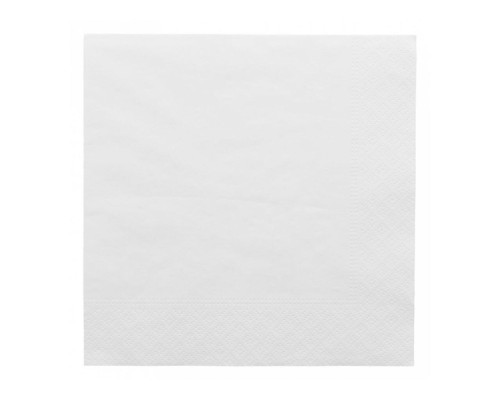 Салфетка бумажная двухслойная белая, 33*33 см, 100 шт, Garcia de PouИспания