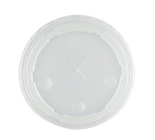 Крышка для стаканов арт. 81210255/ 81210256, 9,2 см, прозрачная, PS, 100 шт