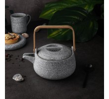Чайник 690 мл d 15,6 см h10,3 см дерев. ручка Stone Untouched Taiga P.L. Proff Cuisine [1]