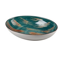 Салатник 700 мл 25*16 см h6,3 см Texture Dark Green P.L. Proff Cuisine [1]