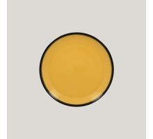 Тарелка круглая RAK Porcelain LEA Yellow 18 см (желтый цвет)