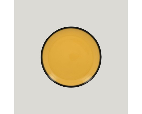 Тарелка круглая RAK Porcelain LEA Yellow 18 см (желтый цвет)
