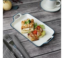 Блюдо прямоугольное 28,7*16,4 см h2,8 см 560 мл с ручками Bakery Fusion P.L. Proff Cuisine [1]