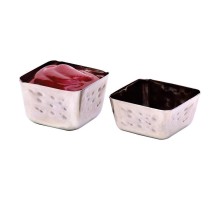 Соусник  50 мл 5*5 см h3 см Antique квадратный нерж. P.L. Proff Cuisine