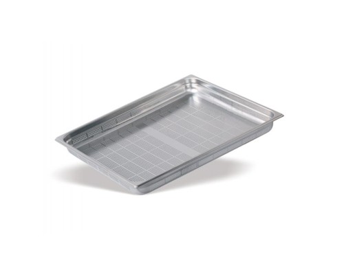 Гастроемкость перфорированная 2/1 h150 мм нерж. 650*530*150 мм 43 л Pujadas