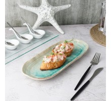 Блюдо овальное 32,5*12,5 см h2,5 см Sea Blue Frutti di Mare P.L. [1]