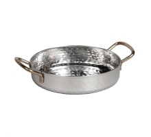 Сковорода для подачи 14,2 см h3,8 см 550 мл круглая Dents нерж. 2 ручки Antique P.L. Proff Cuisine