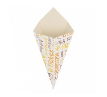 Кулек для фри/снеков Parole 100 г, 22*12,5 см, 200 шт/уп, картон, Garcia de PouИспания