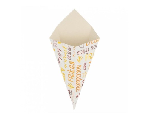 Кулек для фри/снеков Parole 100 г, 22*12,5 см, 200 шт/уп, картон, Garcia de PouИспания