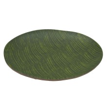 Блюдо 26*3,5 см круглое Green Banana Leaf пластик меламин P.L. Proff Cuisine