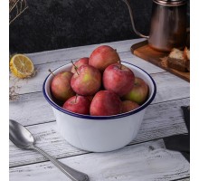 Салатник 2250 мл d 20,5 см h10 см Blue Rim эмалированая сталь SUNNEX [1]