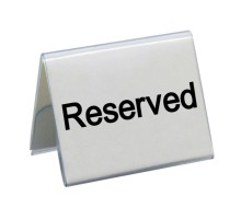 Табличка "Reserved" 5*4 см, пластик, P.L. Proff Cuisine