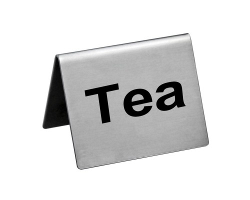 Табличка "Tea" 5*4 см, сталь, P.L. Proff Cuisine