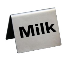 Табличка "Milk" 5*4 см, сталь, P.L. Proff Cuisine